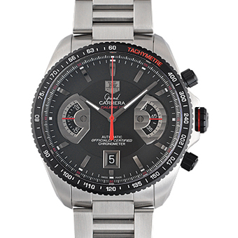 TAG Heuer タグホイヤー グランドカレラ コピー CAV511C.BA0904 クロノ RSレーシングスティール Ti2 ブラック